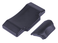 Кофр прямокутний для мотоцикла алюмінієвий чорний, зі спинкою та двома замками 65л - TTG