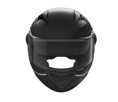 Шлем для мотоцикла, скутера 557 Thorn Black TTG интеграл (черный с серым, One Size 54-61 см)