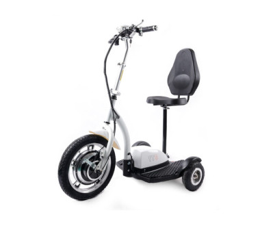 Електросамокат із сидінням (сидіння - спинка) (білий) T06-1 36V350W 12AH - SM