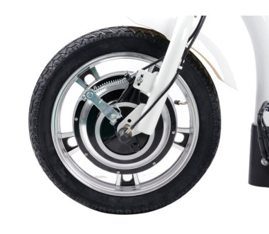 Електросамокат із сидінням (сидіння - спинка) (білий) T06-1 36V350W 12AH - SM