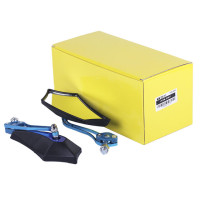 Дзеркала з перехідниками 2052 чорні із синім (комплект) - АМ YBX