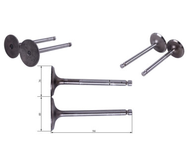 Клапани, к-т: 2 шт. - 192D YBX