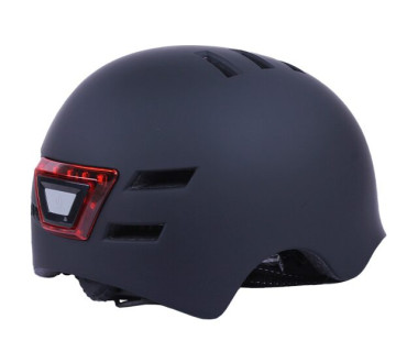 Шолом захисний чорний із габаритним ліхтарем size L - TTG