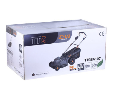 Газонокосарка акумуляторна TTG8A107-J 20V 2 АКБ (4А; 4A) + зарядний пристрій - TTG