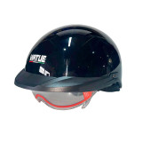 Шолом MD-513-1 чорний глянсовий + прозоре скло size M - VIRTUE