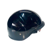 Шолом MD-513-1 чорний глянсовий + прозоре скло size M - VIRTUE