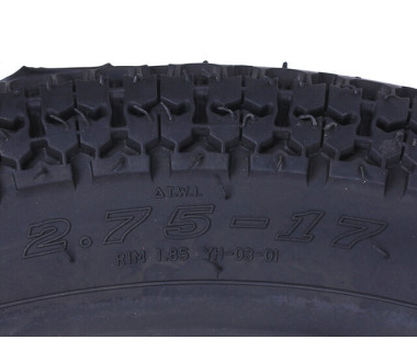 Покрышка 2,75*17 6PR TT (под камеру) тип 5