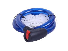 Замок протиугінний тросовий 22мм*1000мм (під ключ) ZX1232