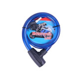 Замок протиугінний тросовий 22мм*1000мм (під ключ) ZX1232