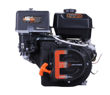 Двигун бензиновий 190FE TTG (під шліци, 25 мм) 15 к.с., з електростартером