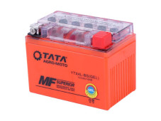 Акумулятор гелевий, 4AH-YTX4L-BS, помаранч., 114*70*86 мм - OUTDO