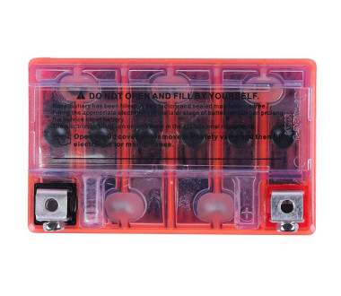 Акумулятор гелевий, 5АH-YTX5L-BS, помаранч., 114*70*106 мм - OUTDO