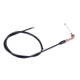 Трос газа L-1020 мм (верх резьба, низ трос) - Дельта