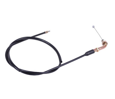 Трос газа L-1020 мм (верх резьба, низ трос) - Дельта