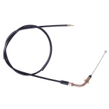 Трос газа L-1020 мм (верх резьба, низ трос) - Дельта