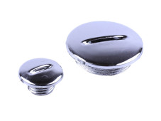 Корок лівої кришки хром, к-т: 2 шт. - Дельта/Альфа