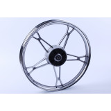 Диск задній литий, барабанне гальмо 17*1,4 (silver) 3kg - Дельта/Альфа