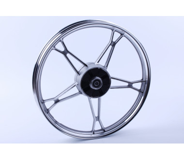 Диск задній литий, барабанне гальмо 17*1,4 (silver) 3kg - Дельта/Альфа