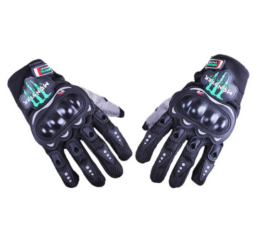 Моторукавички чорний текстиль size XL