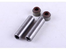 Направляющие клапанов + сальники, к-т на 2 клапана - 186F - Premium