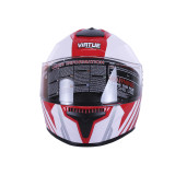 Шолом MD-813 червоний з білим size S - VIRTUE