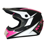 Шолом MD-905 чорний, білий, малиновий size М - VIRTUE