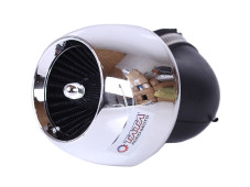 Фільтр нульовий "Turbo" хром. Ø38 мм 90° - АМ