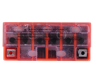 Аккумулятор гелевый, 7АH YT7В-4, оранж., 150*65*95 мм - OUTDO