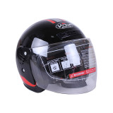 Шолом MD-В201 (відкритий) чорний з червоним size L - VIRTUE