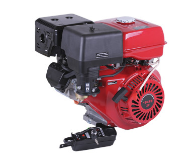 Двигун бензиновий 194FE ТАТА з електростартером, з понижувальним редуктором 1/2 (під шпонку, 25 мм) 22 к.с.