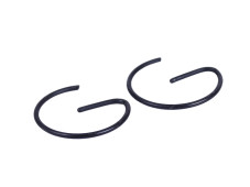 Кільця стопорні пальця поршневого, к-т: 2 шт. - 168F