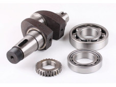 Колінвал у зборі + підшипники 2 шт. + шестерня – 190N