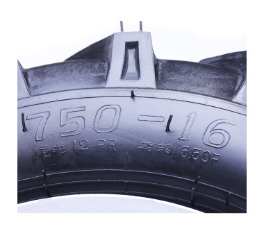 Колесо у зборі 7.50*16 (під 6 болтів) 26,2 кг - мінітрактор