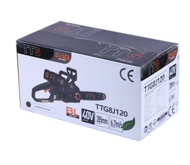 Пила акумуляторна SF8J120 TTG, 12дюймів, 40V, 2 АКБ (4A; 4A) із зарядним пристроєм