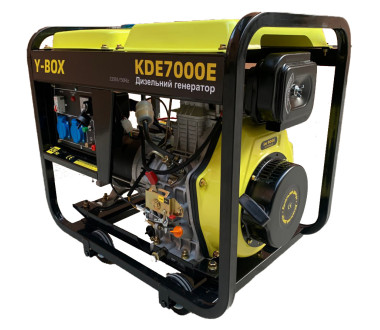 Генератор дизельный YBX KDE8500E 6.0KW (однофазный, со свечой накала)