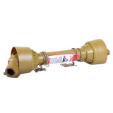 Вал карданний 6*6 шліців, 610 мм, перетин-трилимонник, з кожухом