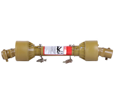 Вал карданний 6*6 шліців, 610 мм, перетин-трилимонник, з кожухом