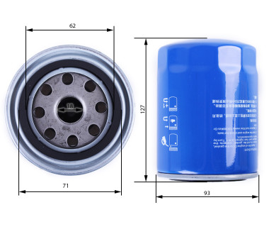 Фільтр масляний DongFeng 244/240 (JX0810B)