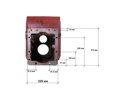 Корпус заднього мосту DongFeng 244/240
