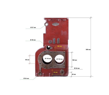 Корпус заднього мосту DongFeng 244/240