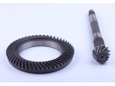 Головна пара заднього мосту (шестірні конічні: ведуча Z-53 + Z-12) Jinma