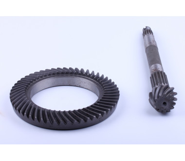 Головна пара заднього мосту (шестірні конічні: ведуча Z-53 + Z-12) Jinma