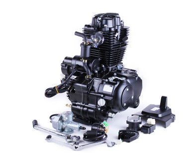 Двигун CG 250/CG250-B TАТА на мотоцикл ZONGSHEN (оригінал) (з повітряним охолодженням, бензиновий), механіка + балансувальний вал, 5 передач