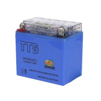 Аккумулятор гелевый TTG 12N7-BS 7АH 137×76×128 мм синий, с индикатором
