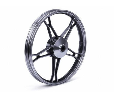 Диск передний литой, барабанный тормоз 17*1,2 (black) 2,5kg - Дельта/Альфа