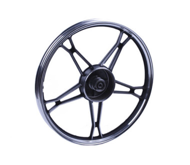 Диск передний литой, барабанный тормоз 17*1,2 (black) 2,5kg - Дельта/Альфа