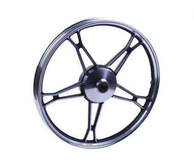 Диск передний литой, барабанный тормоз 17*1,2 (black) 2,5kg - Дельта/Альфа
