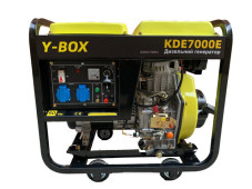 Генератор безшумний дизельний YBX KDE7000S 4.5KW однофазний зі свічкою розжарювання