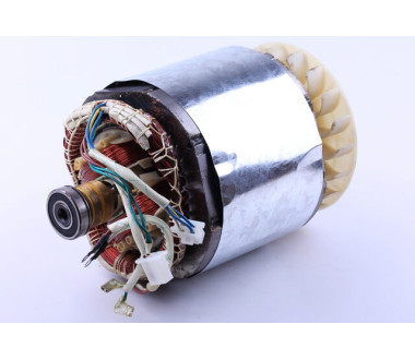 Статор с ротором в сборе 5 KW, однофазный, медь - GN 5-6 KW