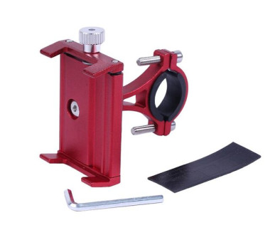 Тримач телефону (кріплення на кермо) HFCM-14 алюміній червоний